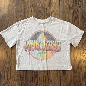 Teen Pink Floyd cropped T-shirt